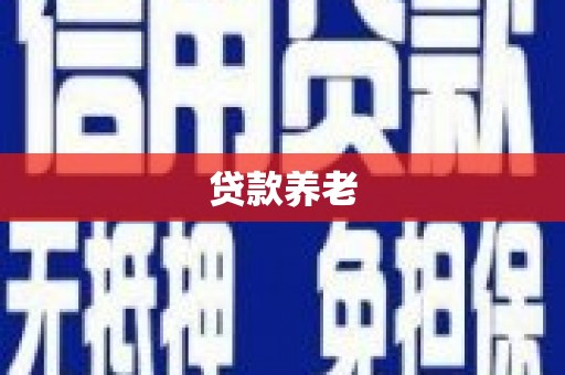 长子贷款养老