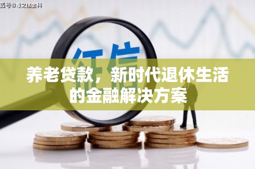 长子养老贷款，新时代退休生活的金融解决方案