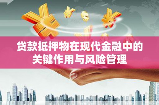 长子贷款抵押物在现代金融中的关键作用与风险管理